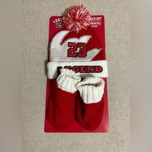 Legend 23 Baby Beanie and Bootie Set